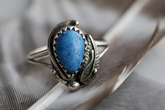 Denim lapis ring sale