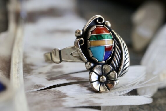Squash sale blossom ring