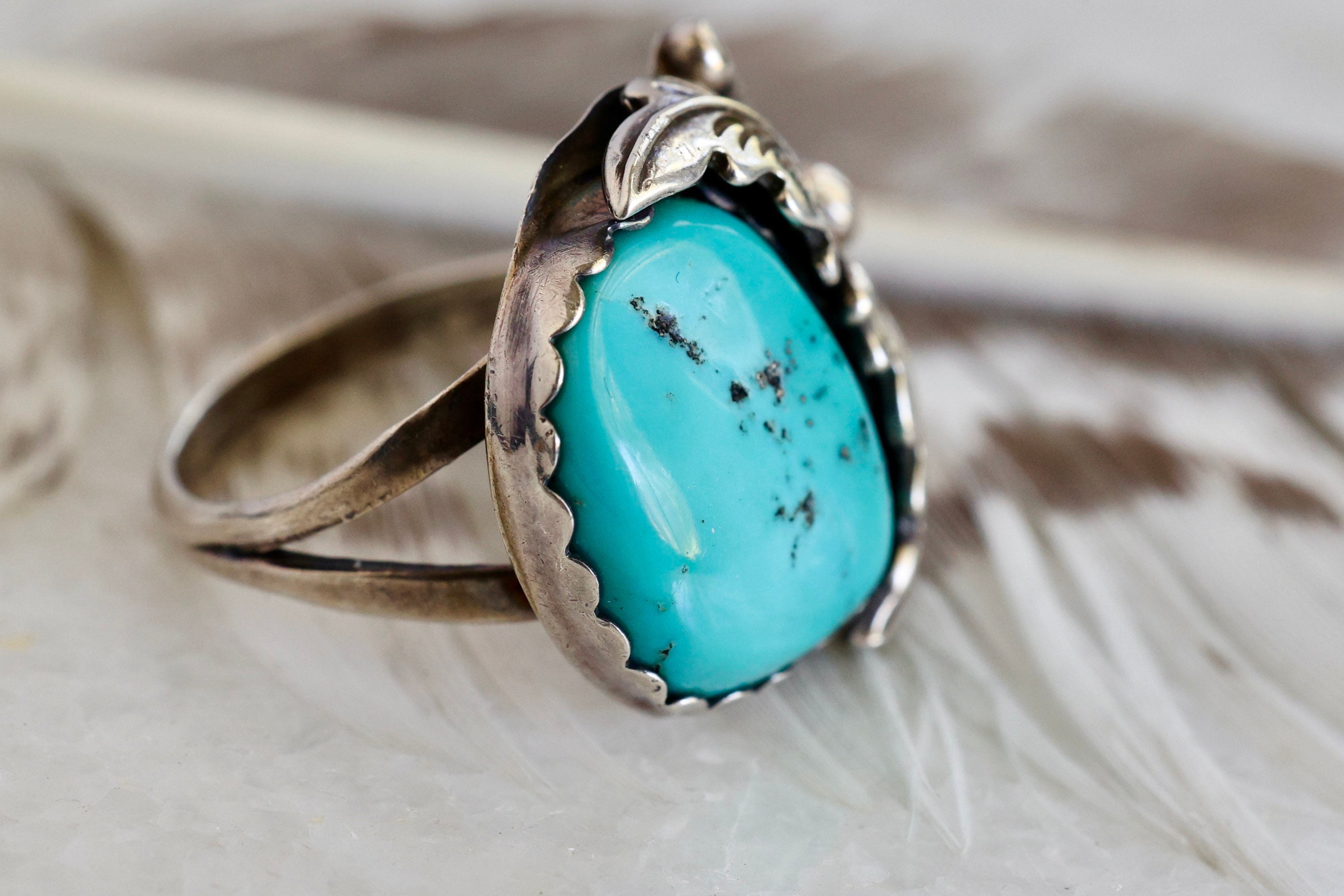 Cowboy Authentic Turquoise Ring