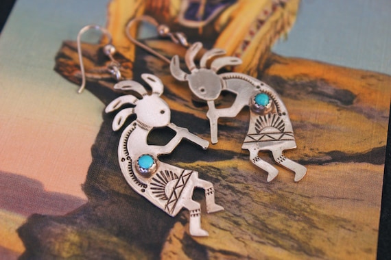 Vintage Native American Sterling Silver Hand Stam… - image 5