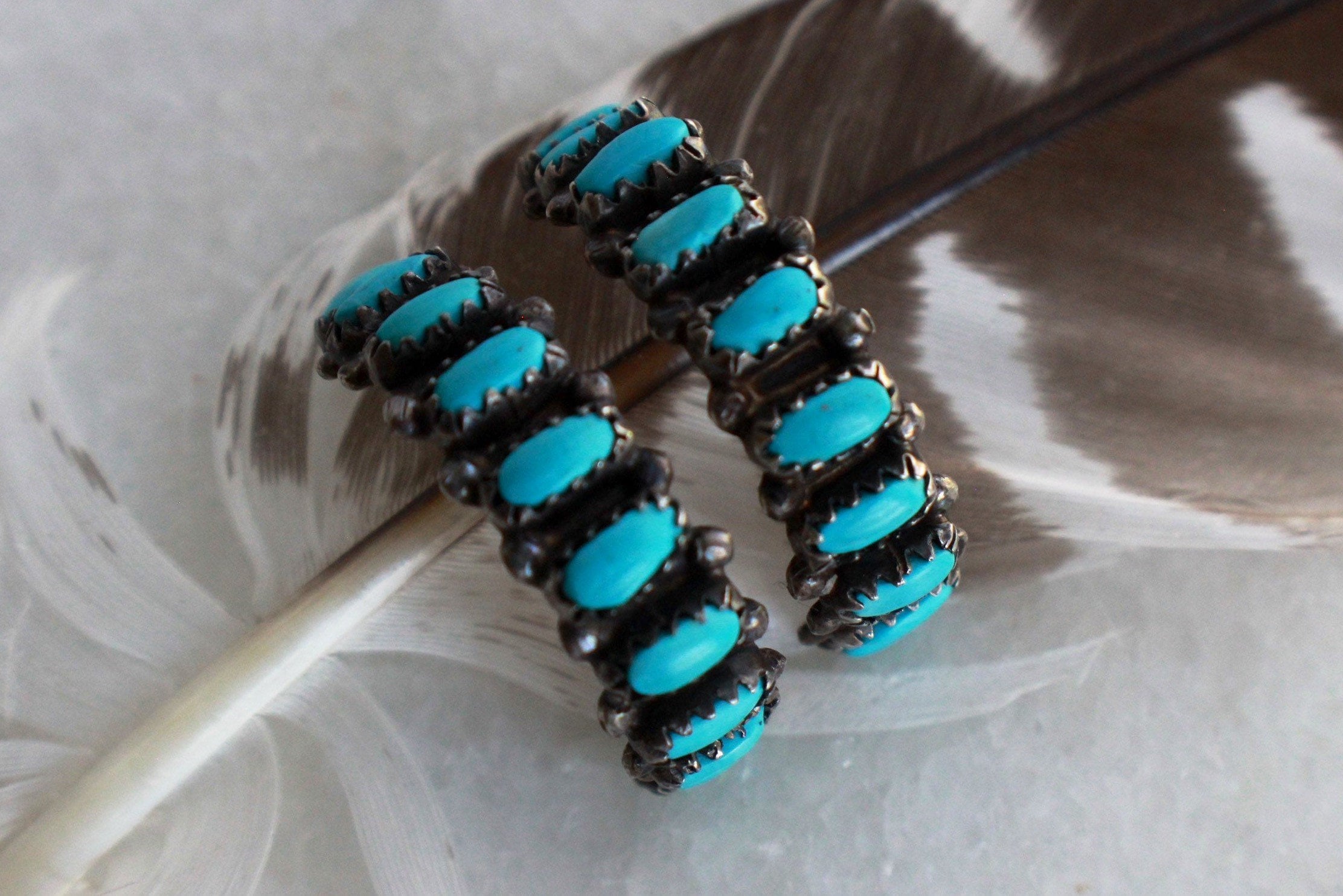One Of The Biggest Vintage Native American Zuni Turquoise Sterling Silver Ring Old One Of The Biggest Vintage Native American Zuni Turquoise Sterling Silver Ring Old