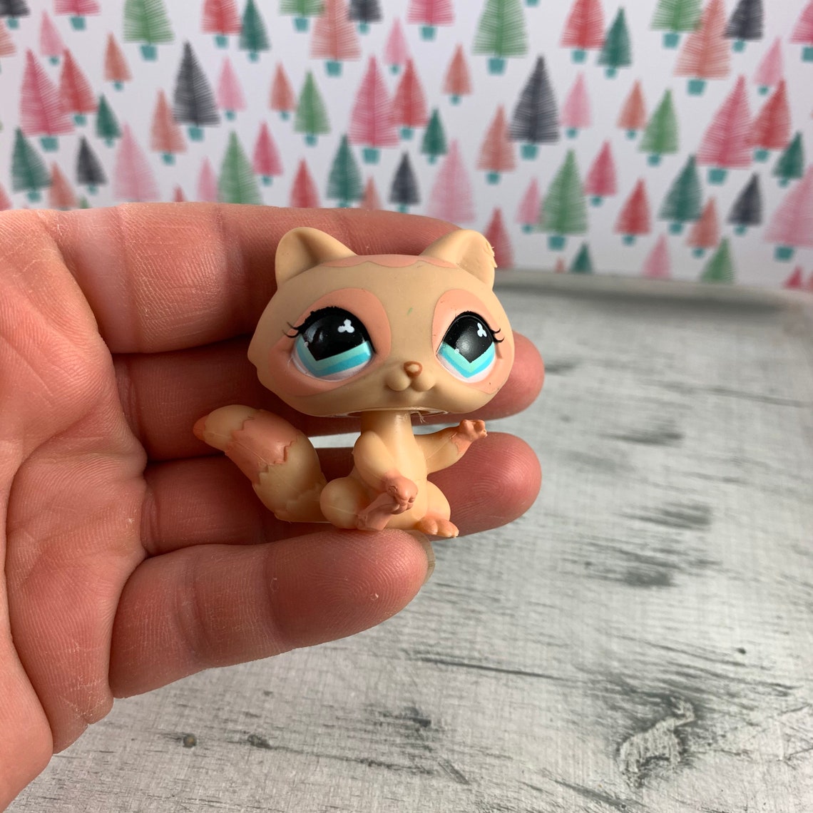 Raccoon 669 Littlest Pet Shop LPS Hasbro Bobblehead Mini Toy Etsy