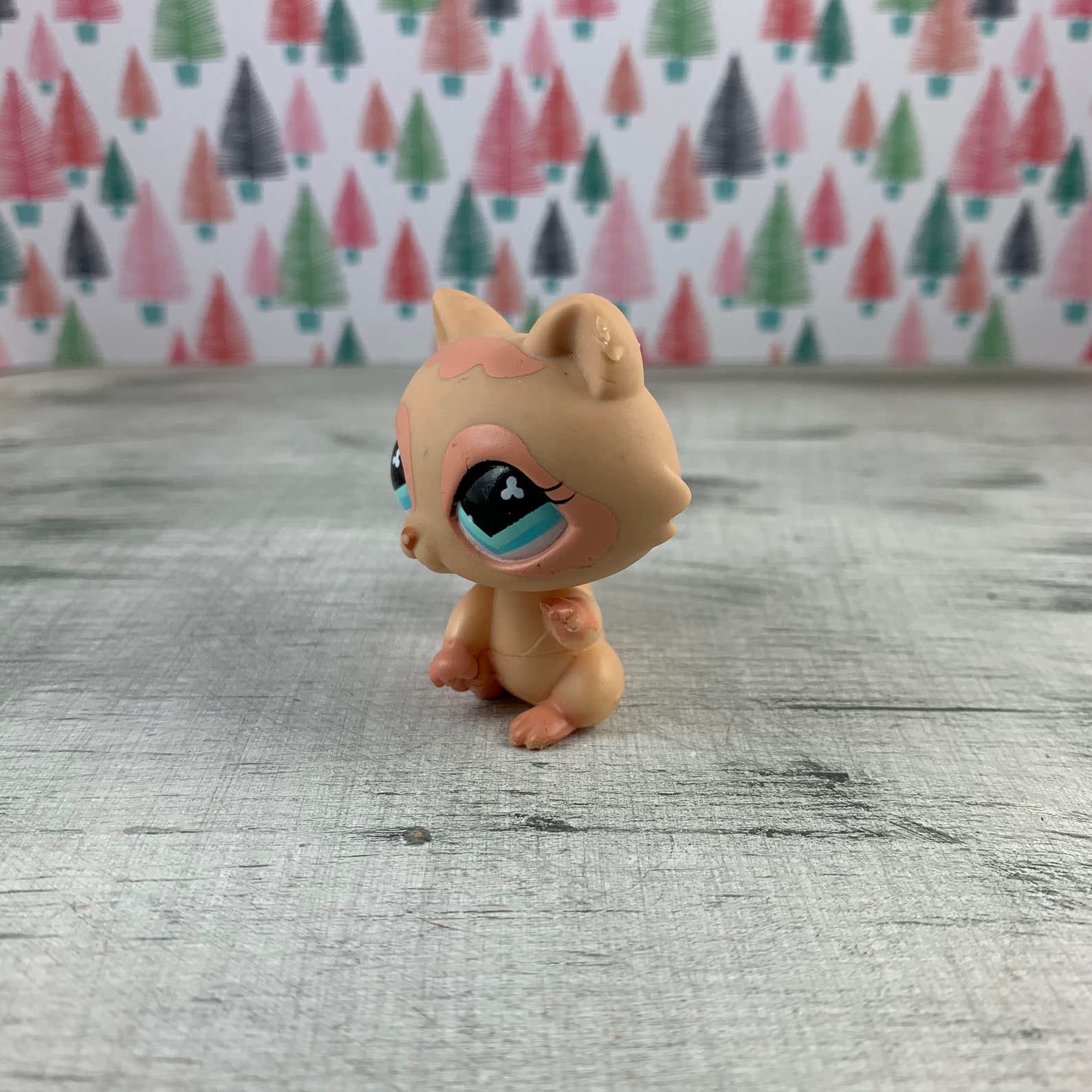 Raccoon 669 Littlest Pet Shop LPS Hasbro Bobblehead Mini Toy Etsy