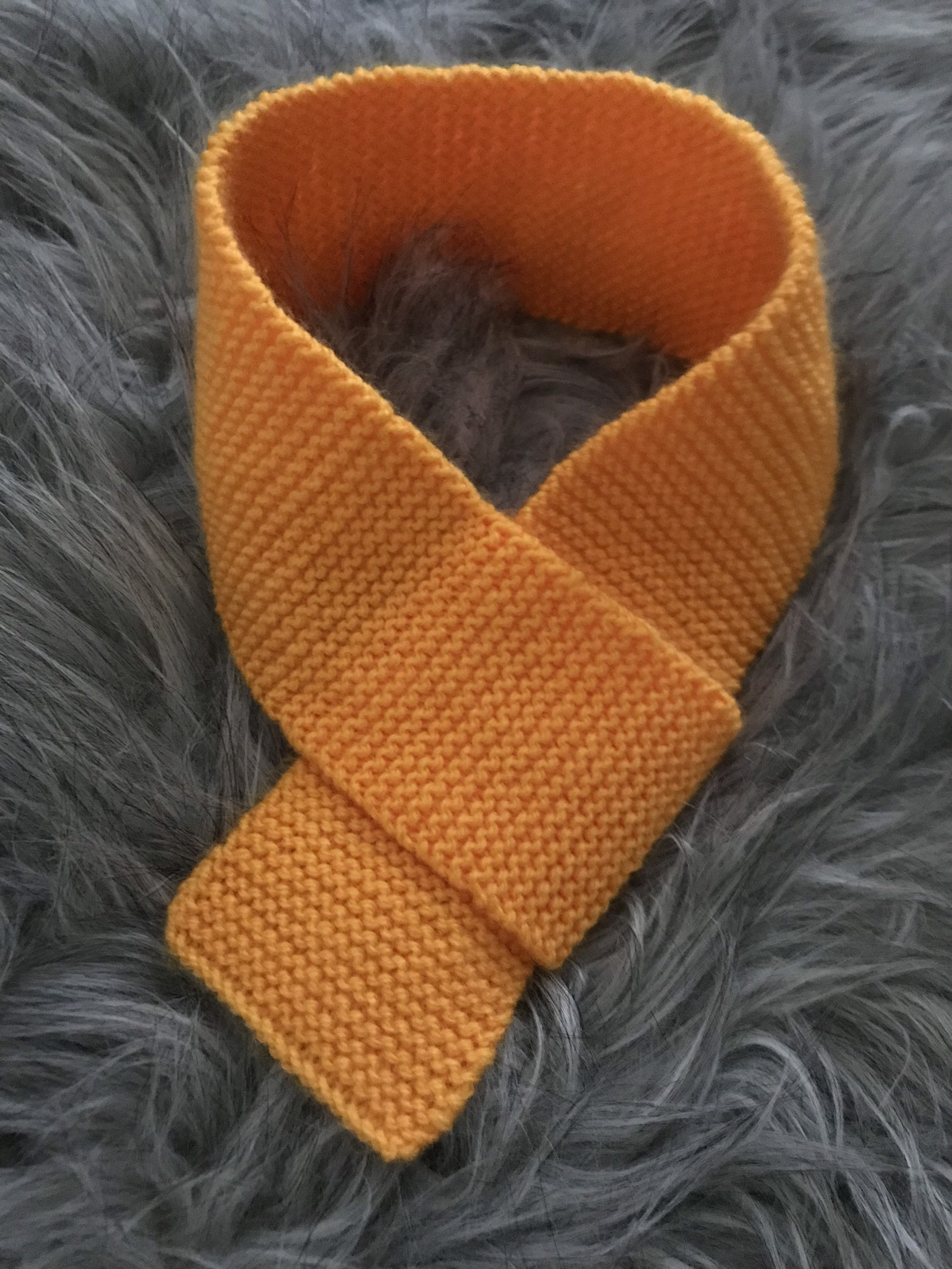 Medium Hand Knitted Dog Scarf Etsy UK