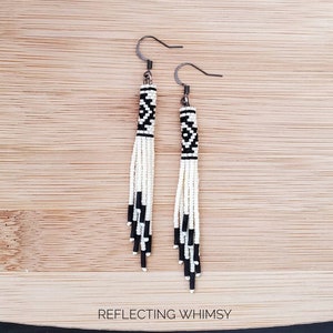 Tranquility Tassels Seed Bead Fringe Earrings, The Tranquility Collection