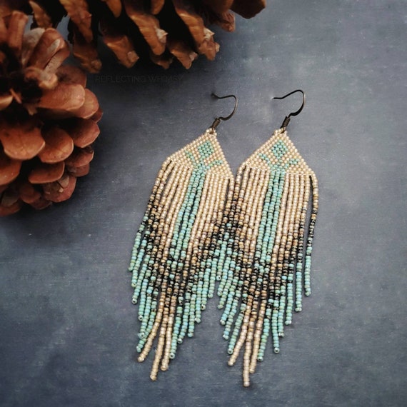 Overture Seed Bead Fringe Earrings