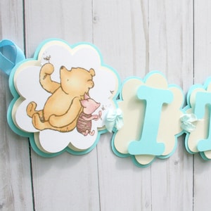 Double-sided Cake Topper Classic Winnie the Pooh Baby Shower Oh Baby 5x7  DIGITAL Download 0001 