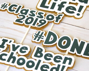 Graduation Photo Props - Photo Booth Props - Class of 2020