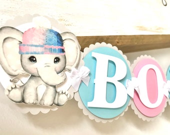 Baby Gender Reveal Decorations - Boy Or Girl Baby Shower Decor - Baby Shower Banner - Gender Reveal Party Decorartions