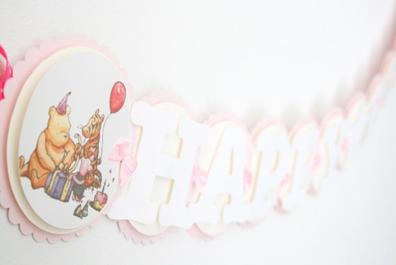 Classic Bear Birthday Decorations - Bear Birthday Banner - Il_570xn