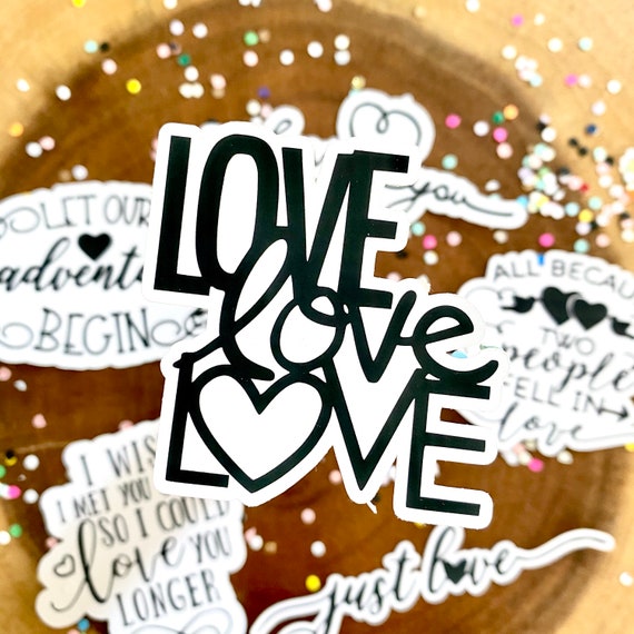 Stickers Scrapbooking Love, Stickers Album Love