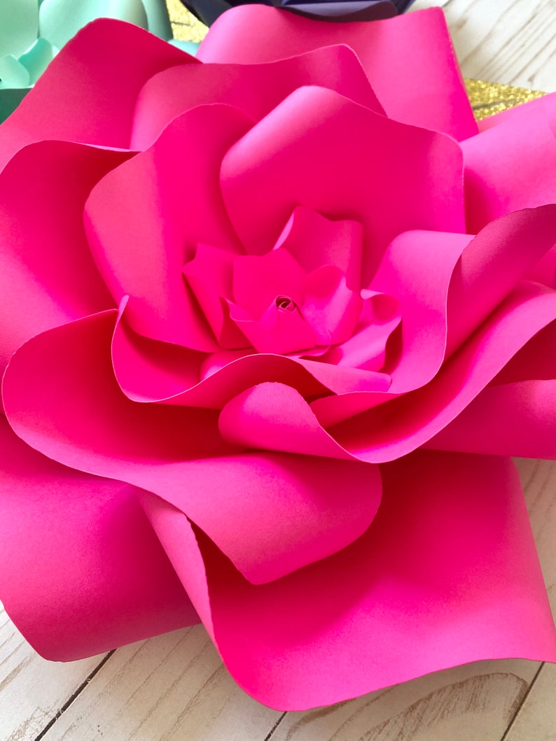 Wall Flowers Large Paper Flowers Etsy