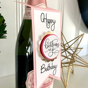 Champagne Bottle Tags Birthday Champagne Tags Wine Bottle Tags Personalized Champagne Tags image 6