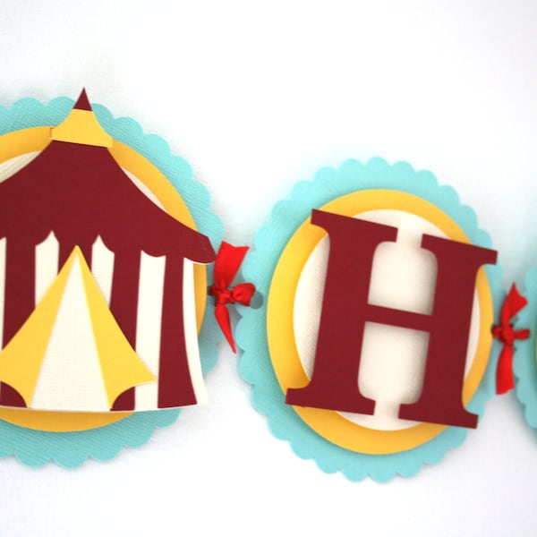 Circus Birthday - Circus Themed Party Decorations - Personalized Party Decor