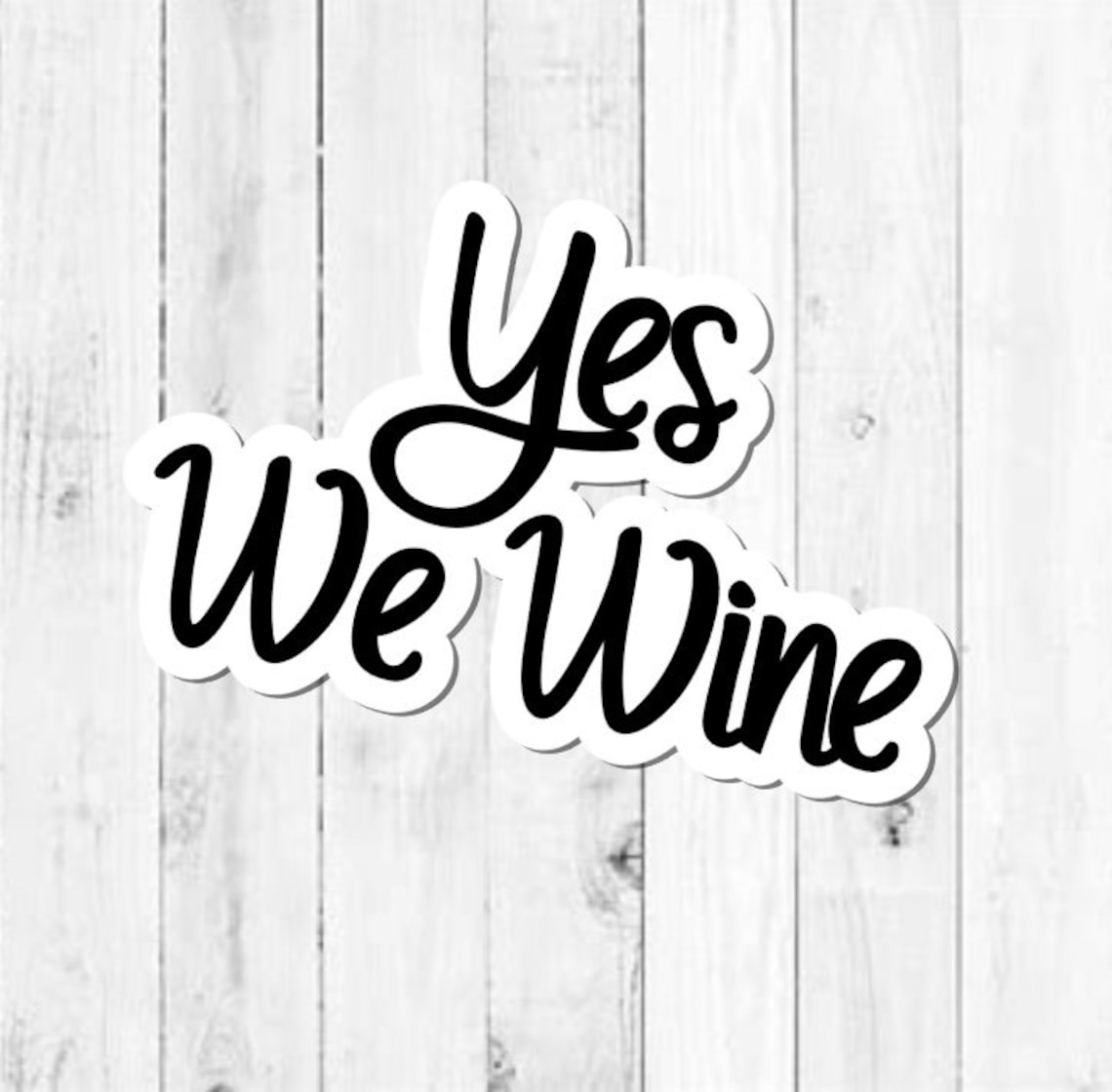 Love Wine Stickers Funny Wine Decals Wine Stickers Etsy