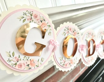 Communion Decorations  - Baptism Banner - God Bless Banner