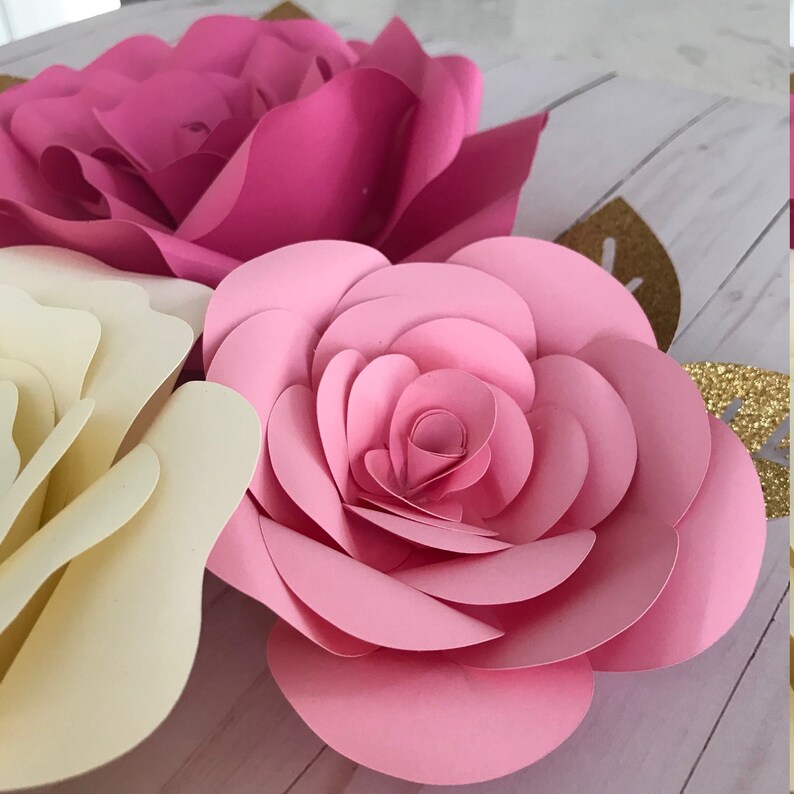 Wall Flowers Large Paper Flowers Etsy