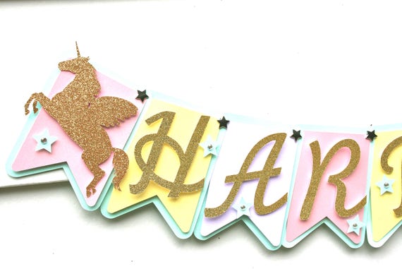 Unicorn Themed Birthday Party - Unicorn Party Decorations - Unicorn Banner Il_570xn