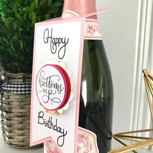 Champagne Bottle Tags Birthday Champagne Tags Wine Bottle Tags Personalized Champagne Tags image 4