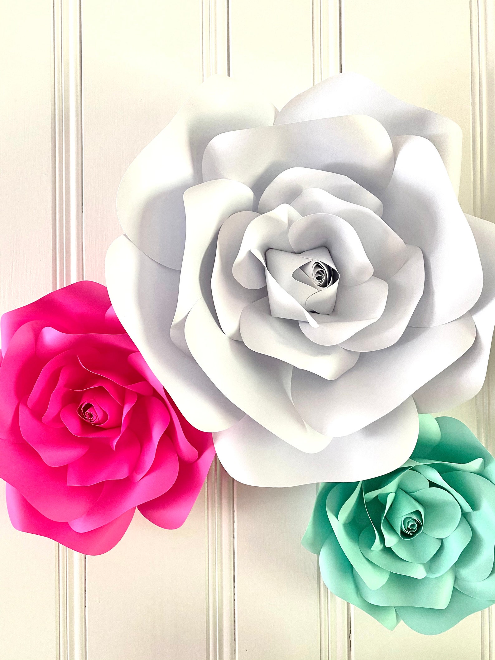 Wall Flowers Large Paper Flowers nursery Paper Flowers Etsy