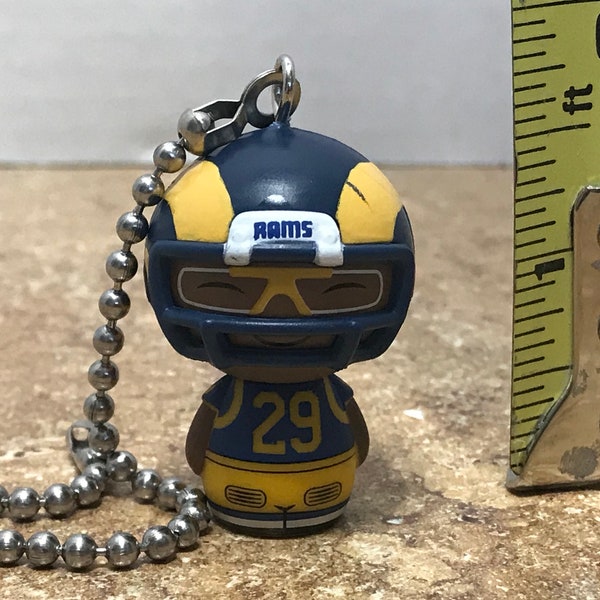 Funko Dorbz NFL Legends Eric Dickerson Figure Ceiling Fan Pull Chain Home Decor Sports Fan Man Cave Kids Room LA Rams Ready To Use HOF Great