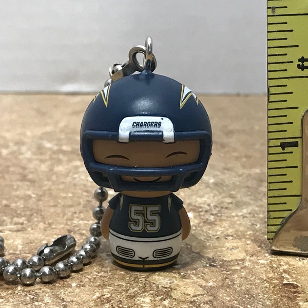 Funko Dorbz NFL Legends Junior Seau Figure Ceiling Fan Pull Chain Home Decor Sports Fan Man Cave Kids Room San Diego Chargers Ready To Use