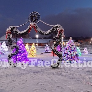 Gründerpark weiße Weihnacht 2020