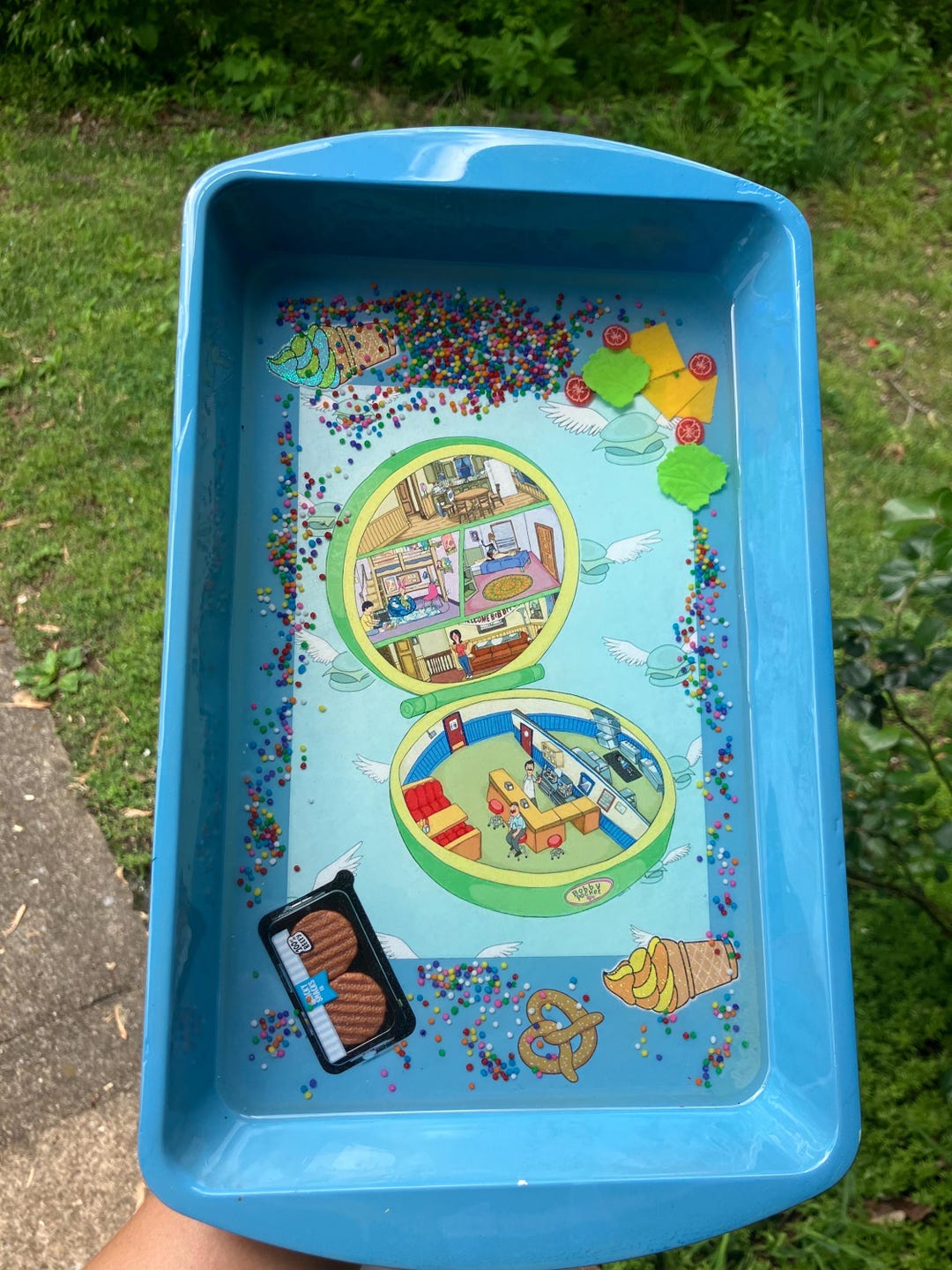 Bobs Burgers Polly Pocket Themed Rolling Tray - Etsy