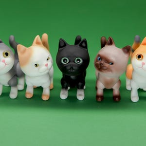 BJD Magnetic kitten dolls Ultra HD 3D Printing - Pet for Dolls - Art Doll - Tiny BJD