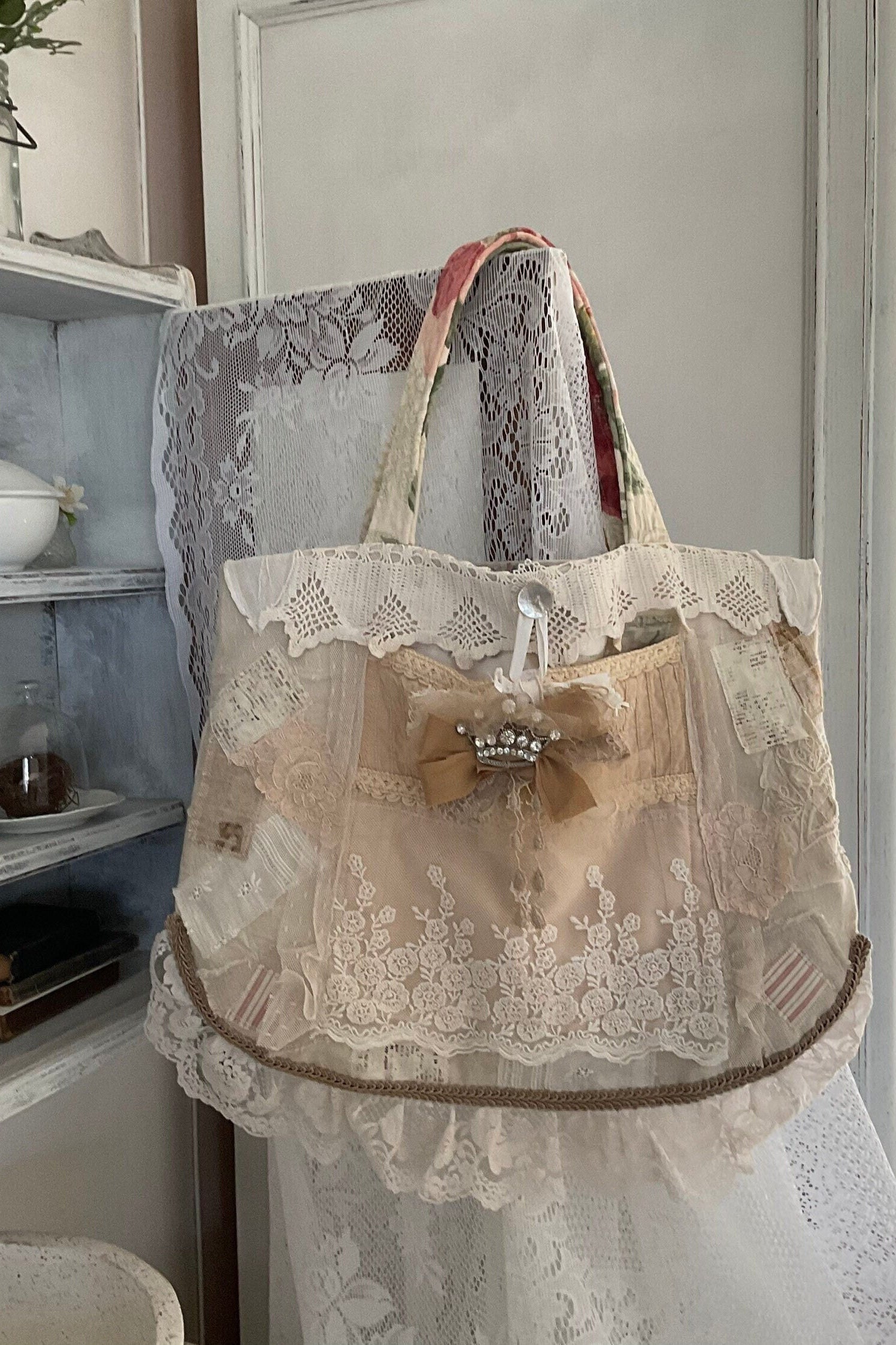Vintage Lace Purse - Etsy