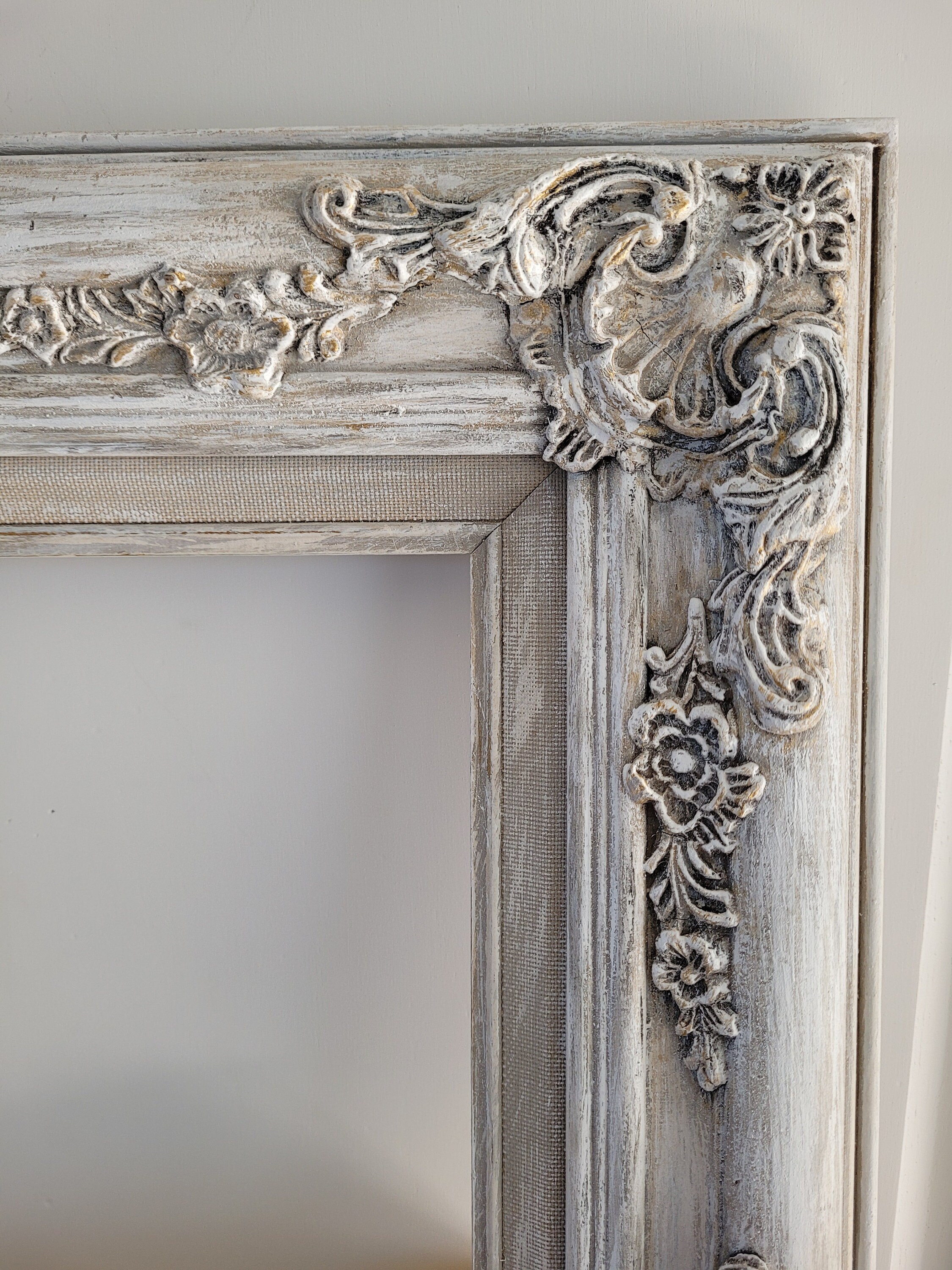 Antique white Empty Frame Decorative Frame French Etsy
