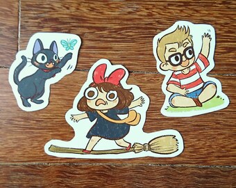 Ghibli Kiki's delivery service PRECUT stickers Set