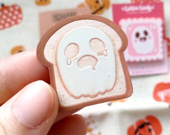 Ghostie Wooden Pin