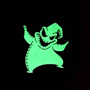 Nightmare before Christmas Oogie Boogie glow in the dark enamel pin image 3