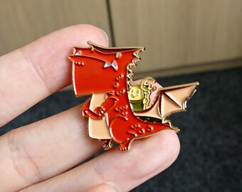 Dragon Rider Soft Enamel Pin