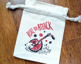 Roll to Attack | Adventure Awaits | Deadly Rolls Dice Bags