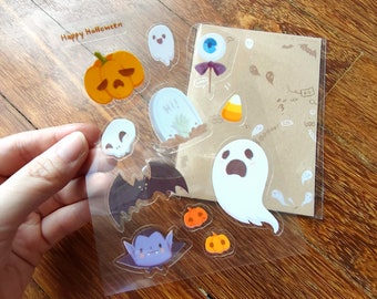 Transparent Halloween Sticker ( A6 size )