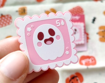 Ghost Stamp ( Pink ) Pin