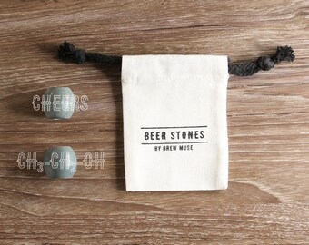 Beer Stones Set – Olive Shape Soapstone, Pub Pour, Icy Cold