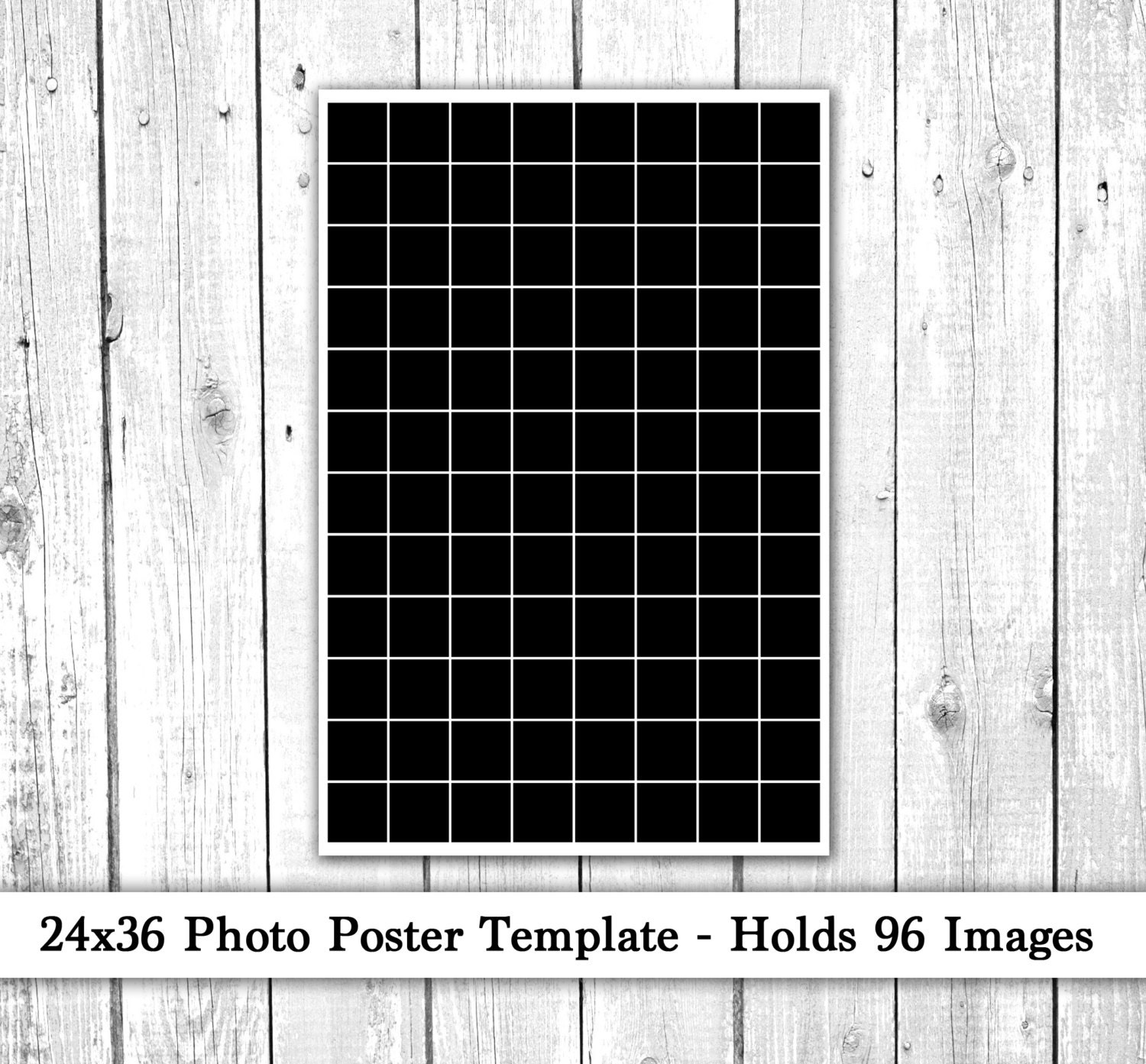 24x36 Photo Template Photo Collage Poster Template Etsy
