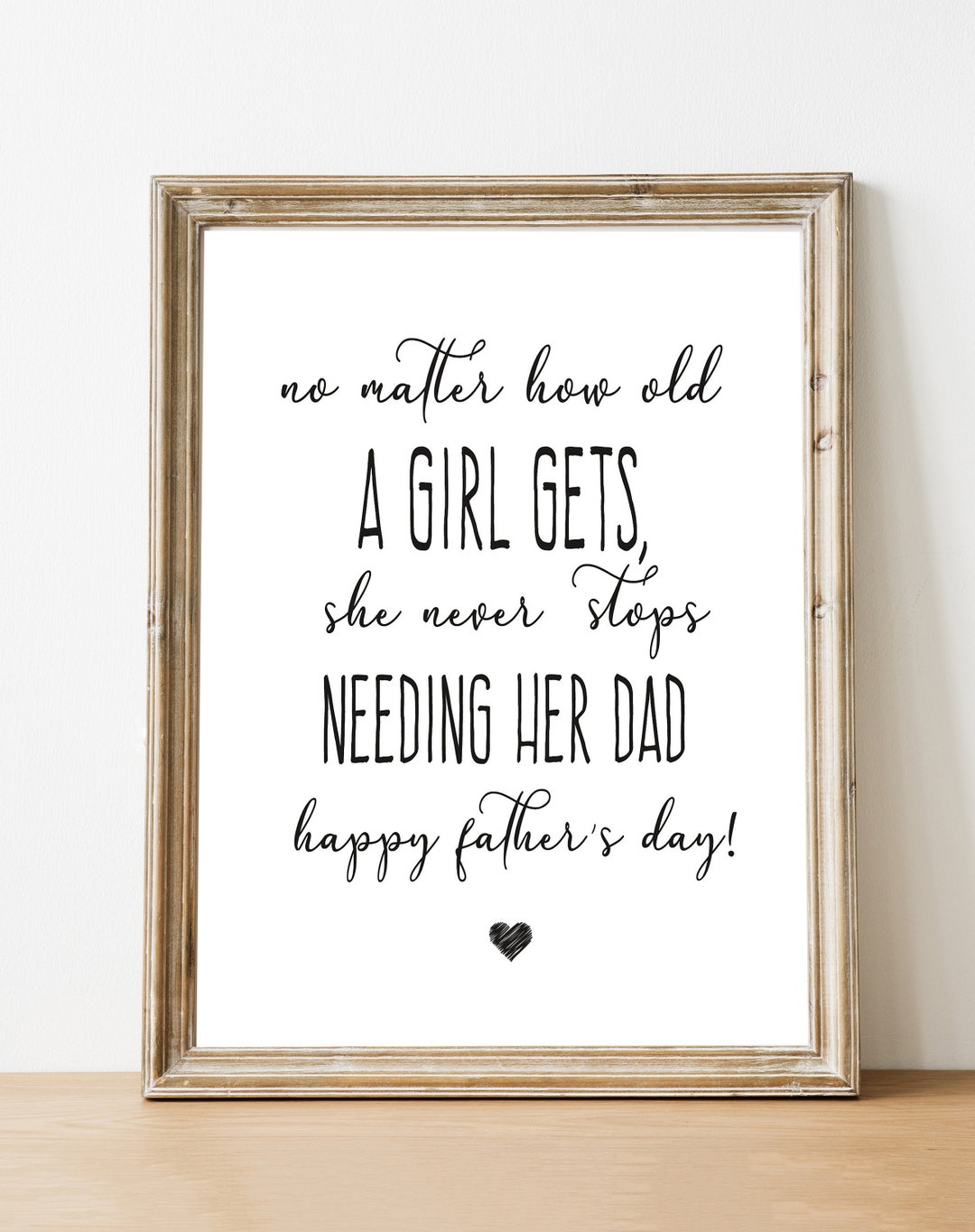 Happy Fathers Day PRINTABLE for Dad, Fathers Day Gift, Printable Sign ...