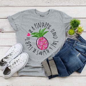 Pineapple Graphic Tee: Stand Tall Design