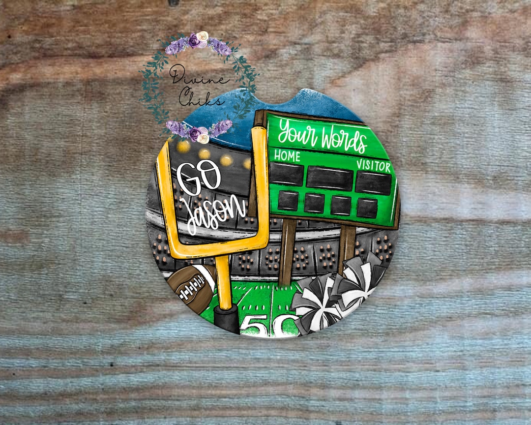Football Team Football Stadium Football Car Accessories Car Coasters