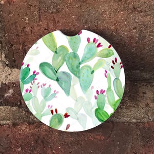 Cactus Car Coasters (set of 2)