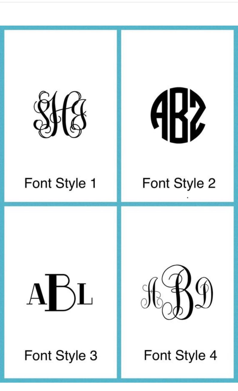 Ombre Custom Monogram License Plate/Monogram License Plate or SET image 5