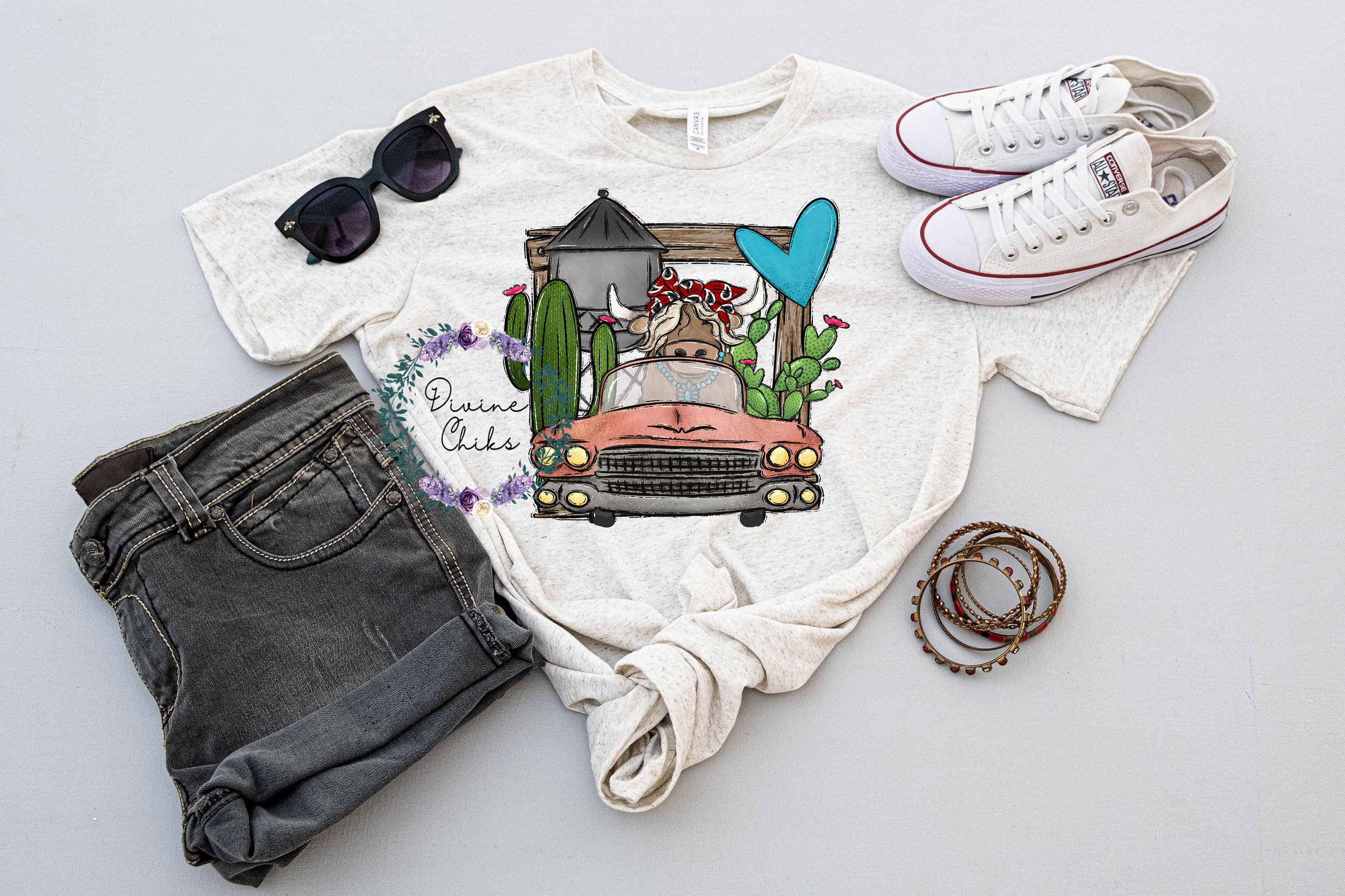 キャンバス Cow Vintage Car Tees, Vintage Car, Cow Tees, Cow Shirts, Cow