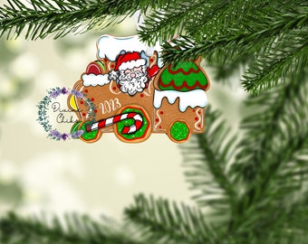 Santa Train  Christmas  Ornament, Santa train  ornaments, Christmas ornament, Christmas tree decor, Christmas Tree decorations