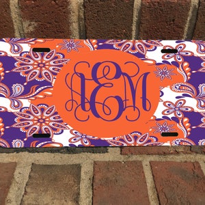 SC team Monogram Aluminum License Plate