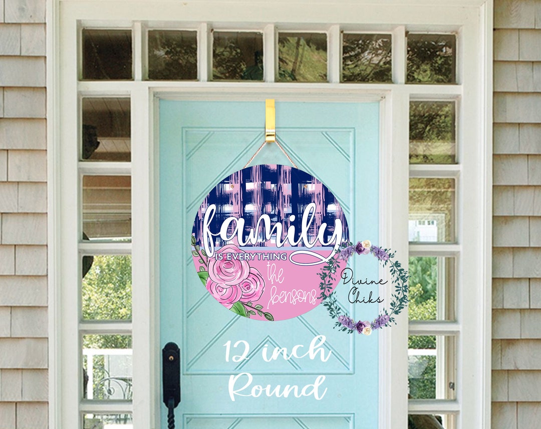 Family is Everything Spring Door Hangers, Door Hangers, Valentines