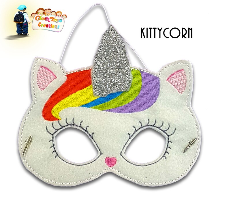 felt fantasy unicorn masks childrens masks pretend play etsy